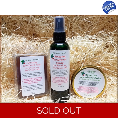 Amazing Jewelweed Kit for Poison Ivy, Oak and Itching